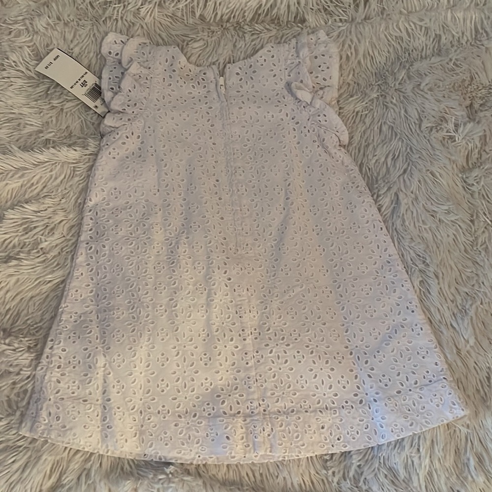 NWT Ralph Lauren Eyelet Dress Lined 2T - Picture 2 of 3